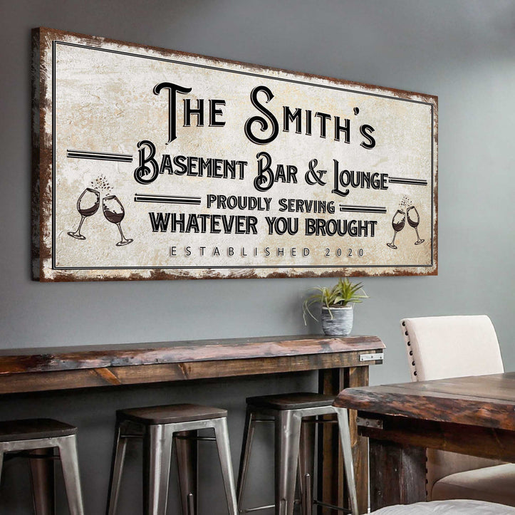 Bar and Grill Sign | Tailored Canvases