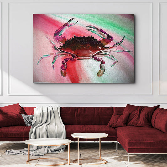 Choose Crab Canvas Prints For An Aquatic-themed Decor - by Tailored Canvases