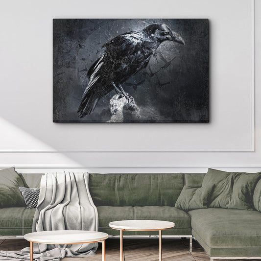 The Elegance Of The Raven: Decorating Ideas for Tailored Canvases' Raven Wall Art - Image by Tailored Canvases
