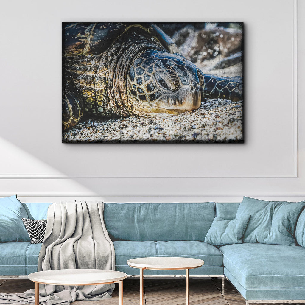 Dive into Serenity with Turtle Canvas Wall Art | Tailored Canvases