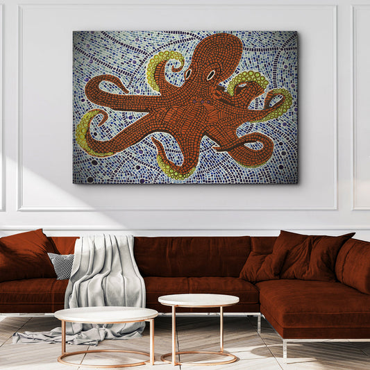 Underwater Wonderland: Creative Decorating Ideas For Tailored Canvases' Octopus Canvas Wall Art - Image by Tailored Canvases