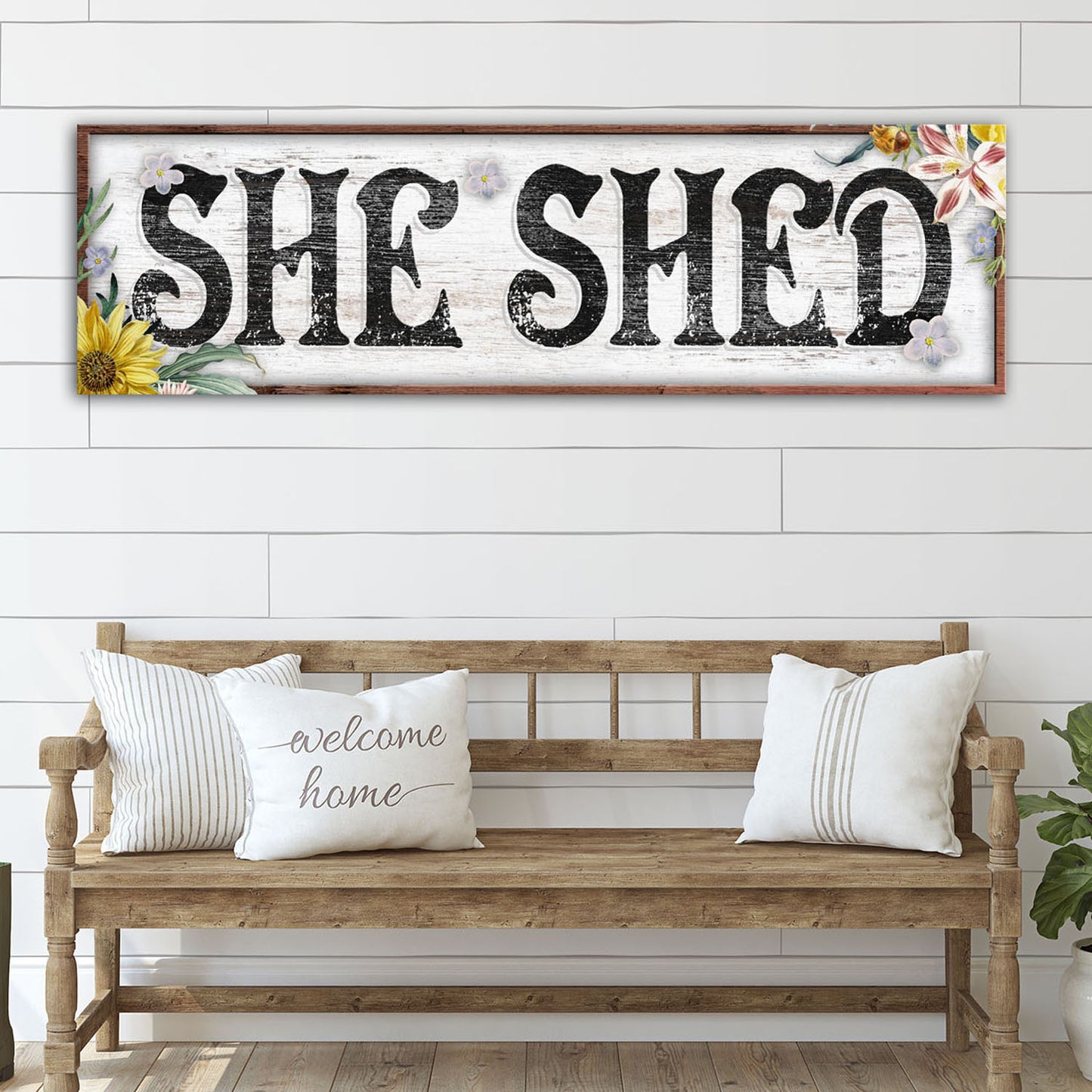 Personalized She Shed Sign III