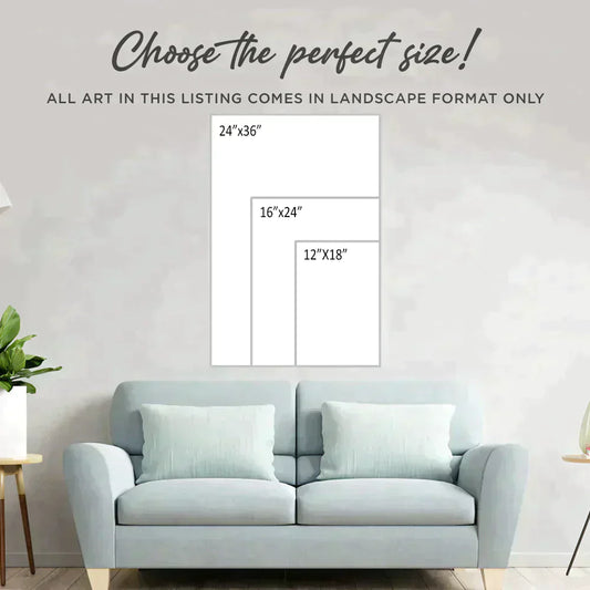 Piano Grunge Canvas Wall Art Size Chart - Image by Tailored Canvases