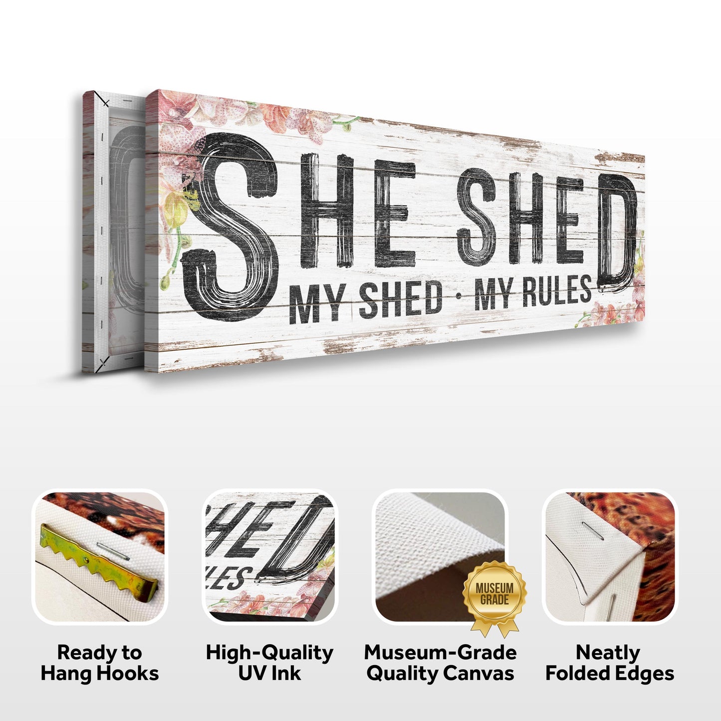 Personalized She Shed Sign XIV