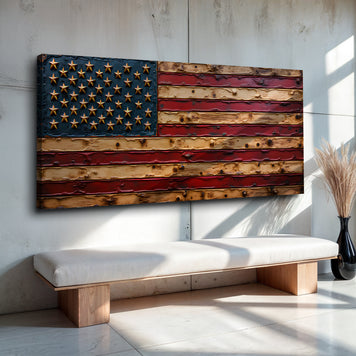 Old Glory American Flag Wall Art