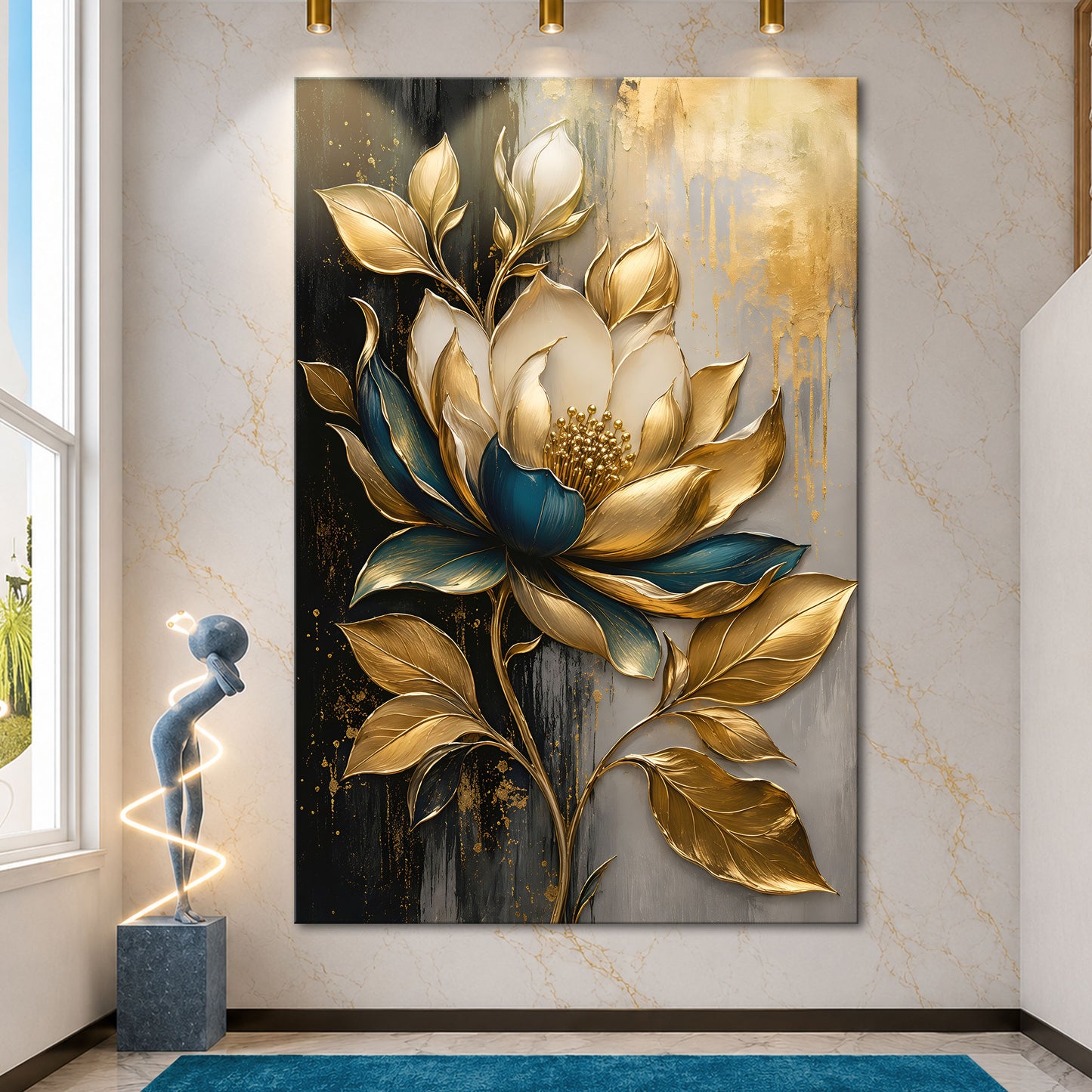 Golden Lotus Elegance