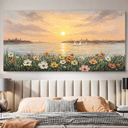 Poppy Field Sunset
