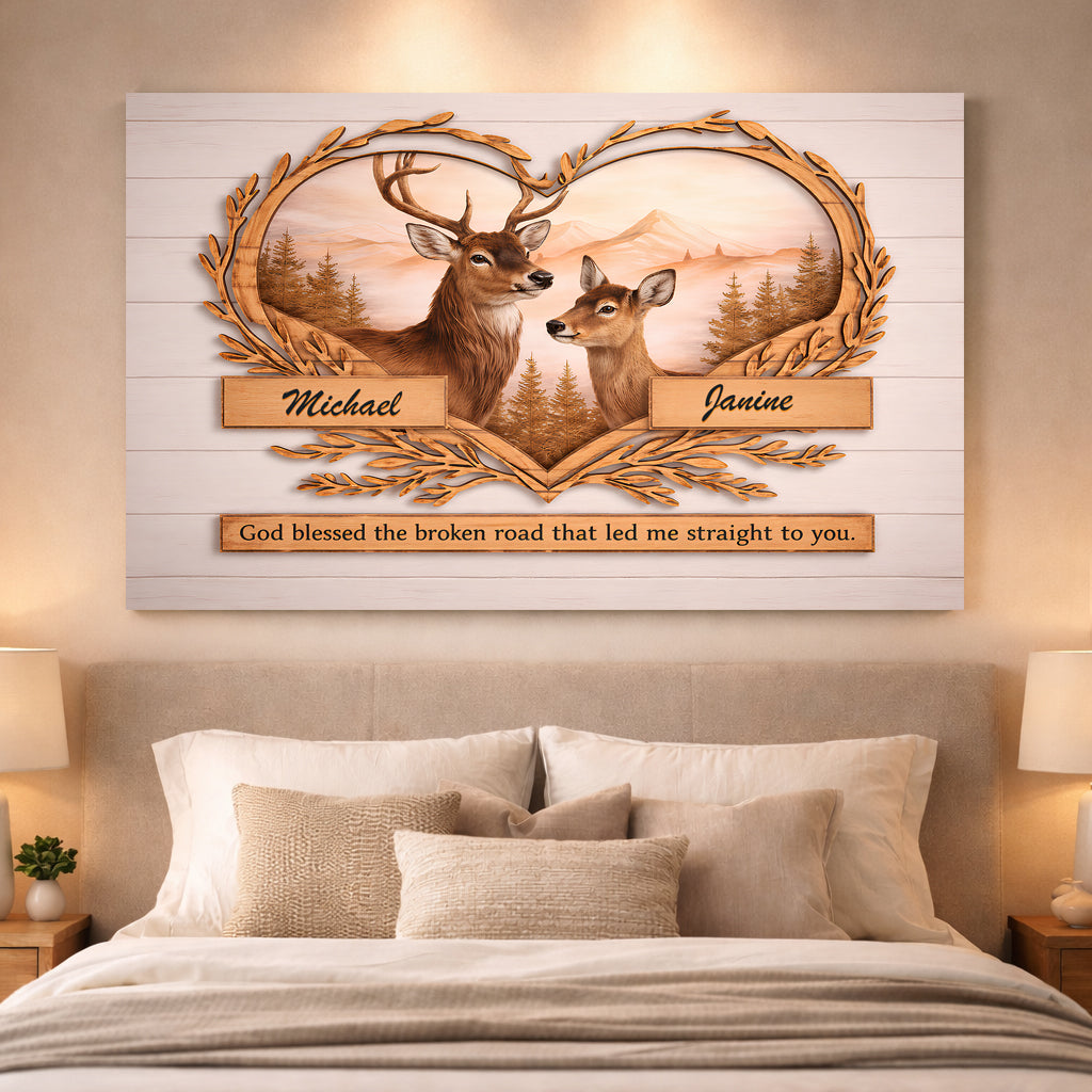 Custom Deer Gift Wall Sign