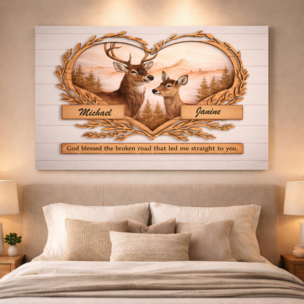 Custom Deer Gift Wall Sign