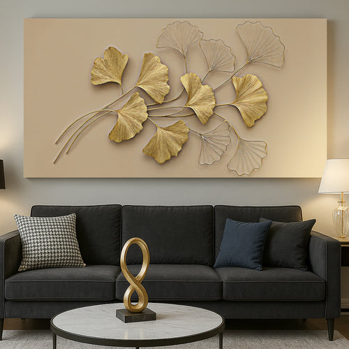 Golden Botanical Wall Art