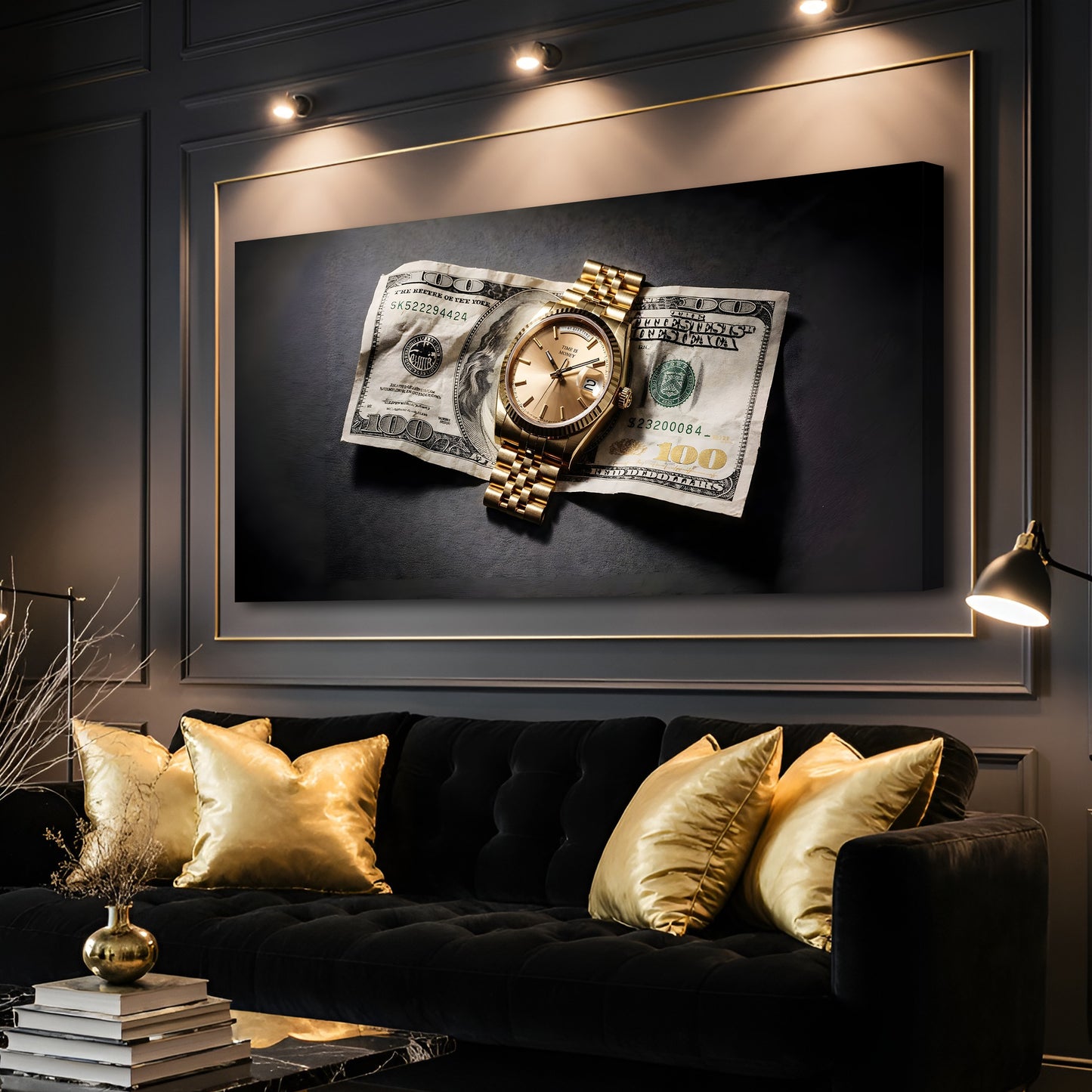Time Is Money Wall Art