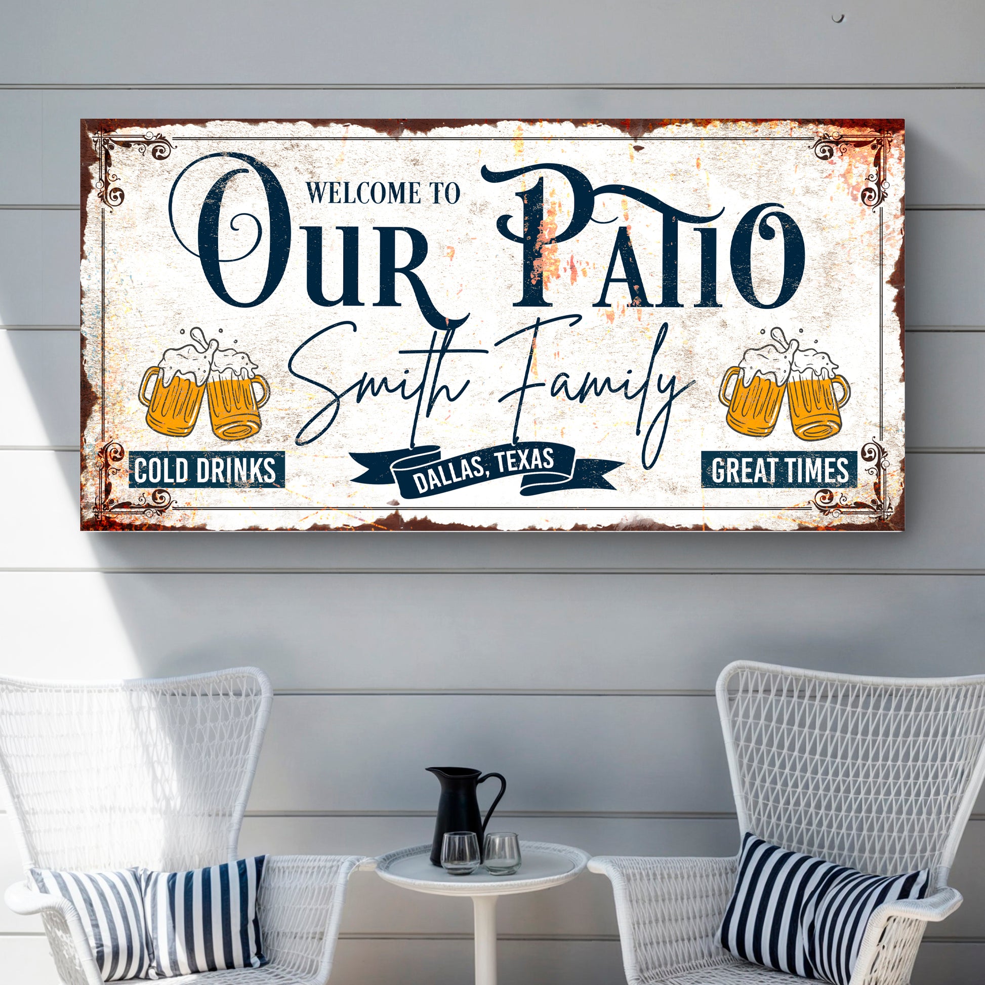 Personalized Patio Sign III