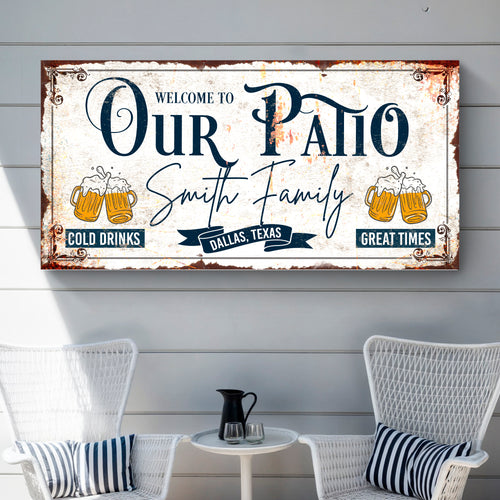 Personalized Patio Sign III