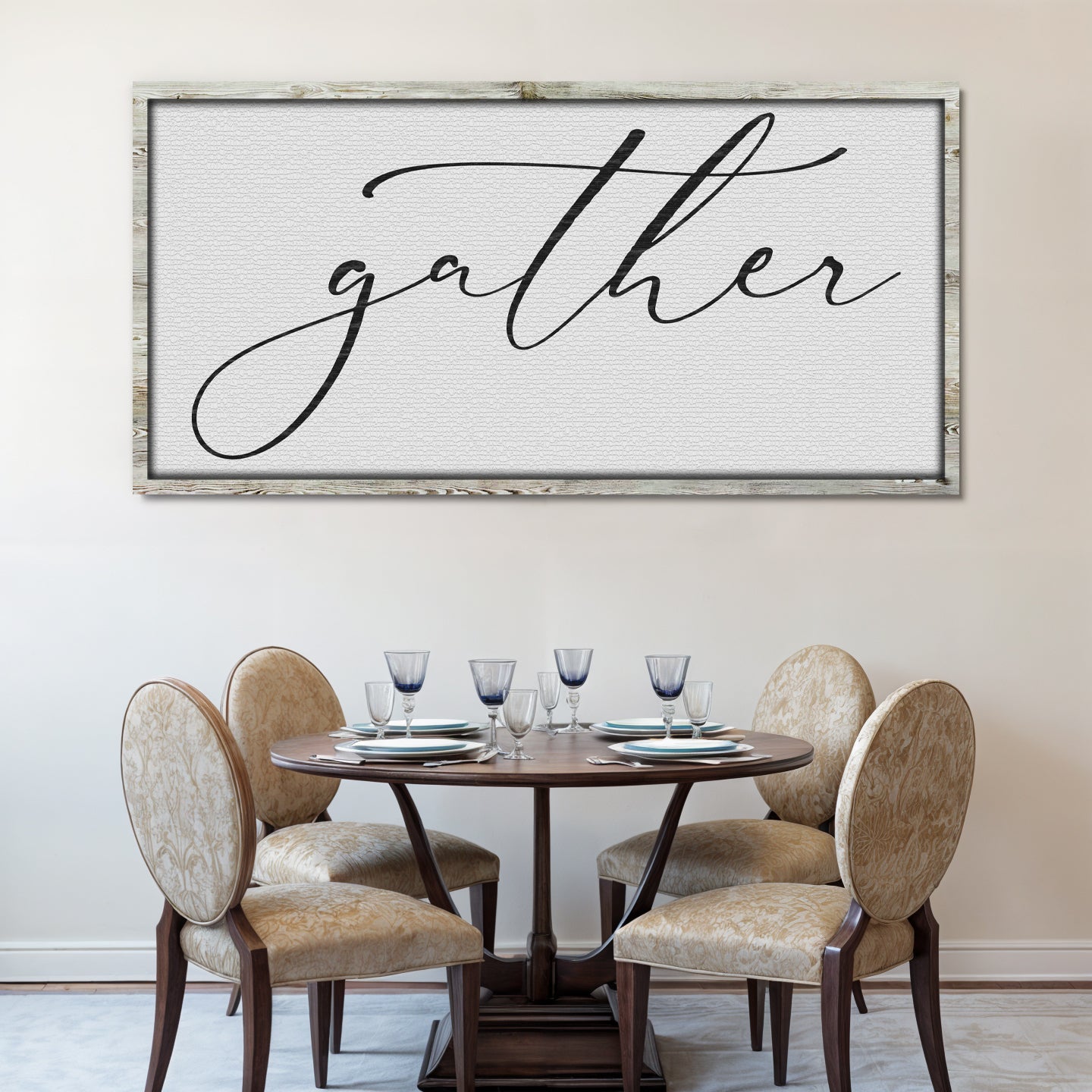 Gather Sign III Style 2 - Image by Tailored Canvases