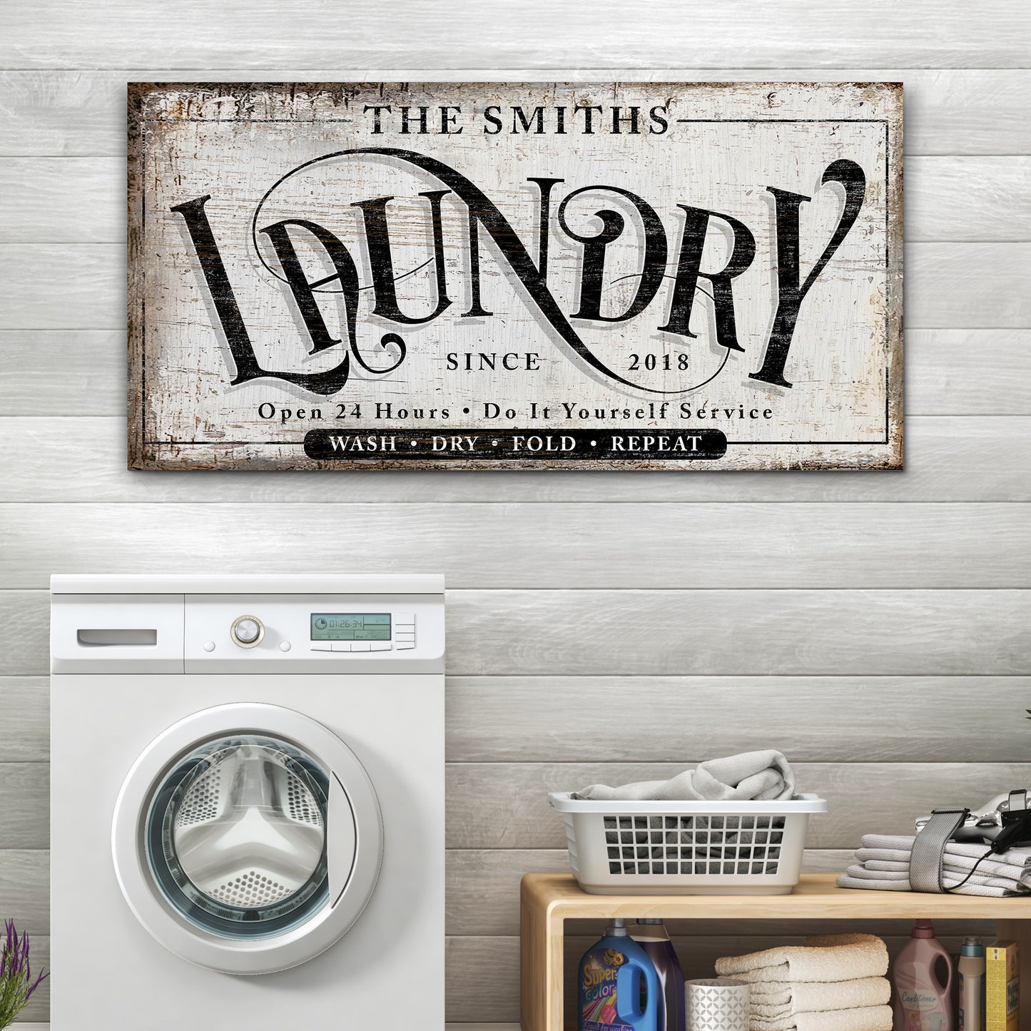 Laundry Room Sign VIII  - Image by Tailored Canvases