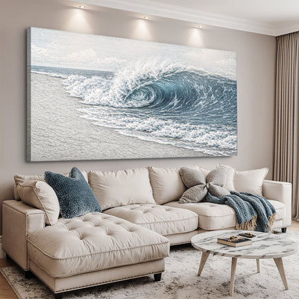 Abstract Beach Shore Wall Art III