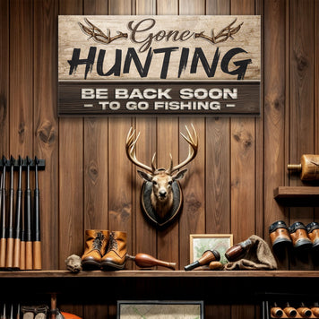 Gone Hunting Sign II