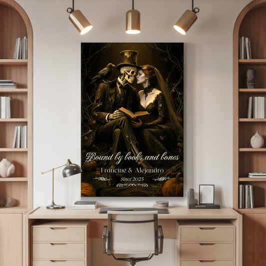 Book Lovers Halloween Wall Sign