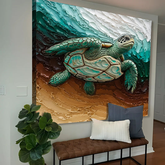 3D Turtle Wall Art