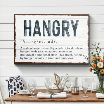 Hangry Kitchen Sign II