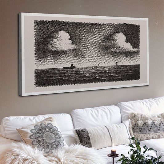 Jesus Walking On Water Faith Wall Art III