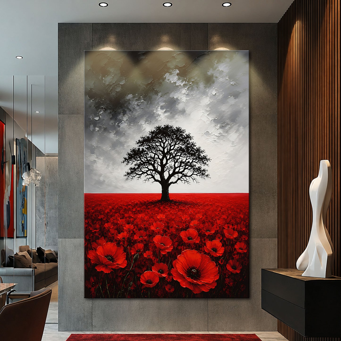 Crimson Poppy Field