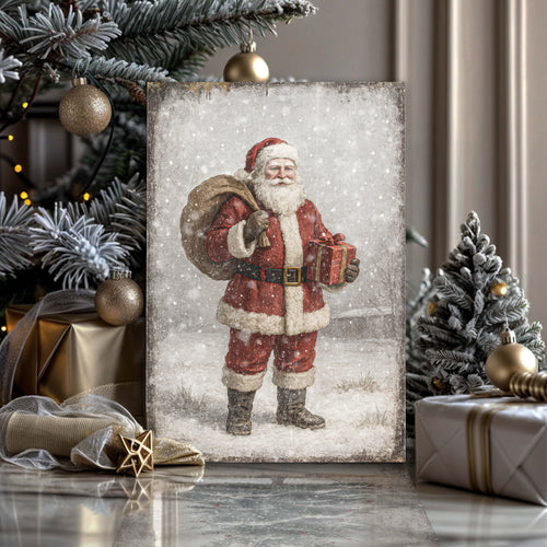 Santa Christmas Wall Art