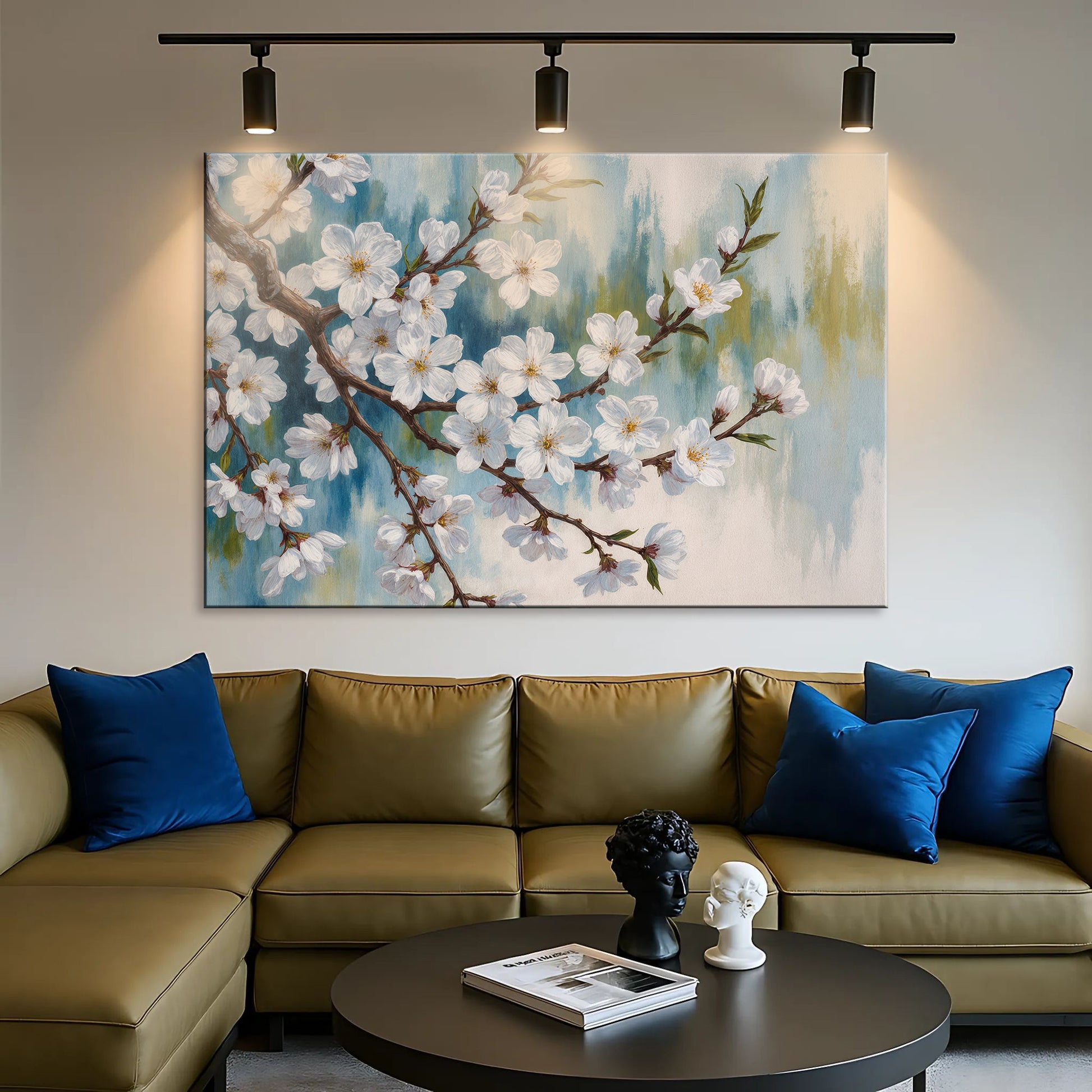 Pastel Plum Blossoms Wall Art