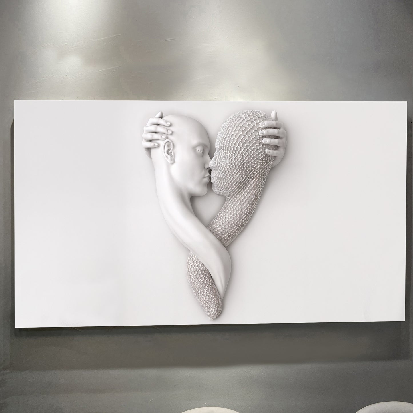 Eternal Love Figure Abstract Wall Art VI