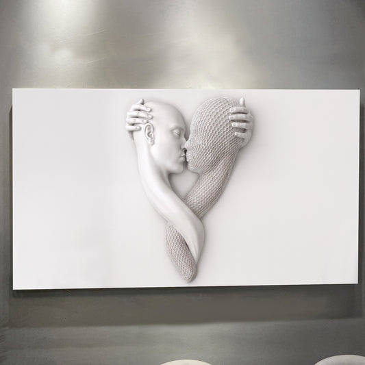 Eternal Love Figure Abstract Wall Art VI