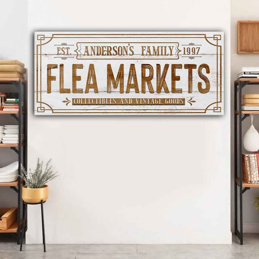 Family Flea Market Sign II