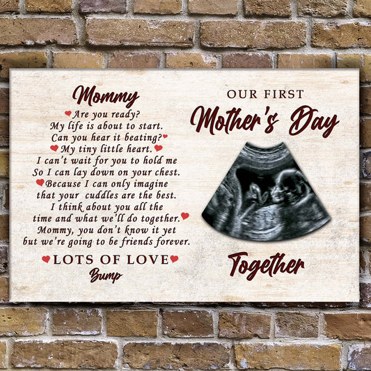 Custom Sonogram Mother's Day Sign