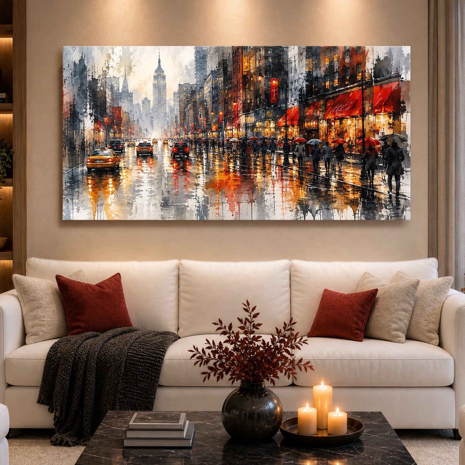 Rainy Cityscape