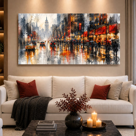 Rainy Cityscape