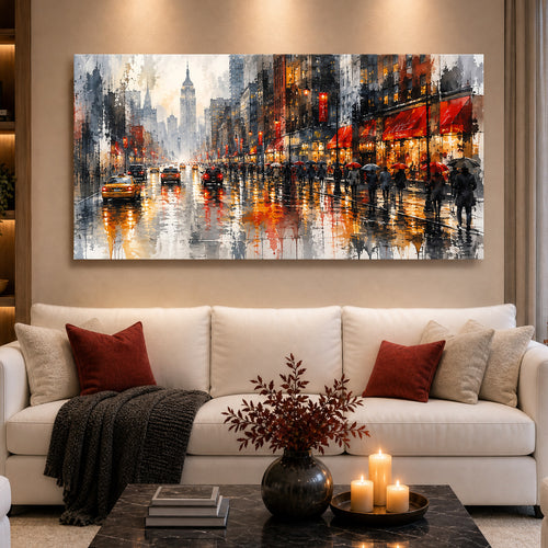 Rainy Cityscape
