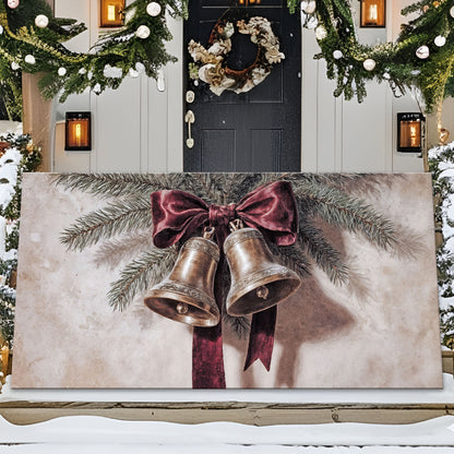 Vintage Christmas Bells Wall Art IV