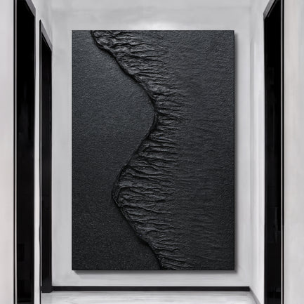 Onyx Beach Abstract Wall Art