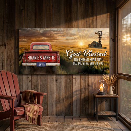 God Bless the Broken Road That Led Me to You Sign test