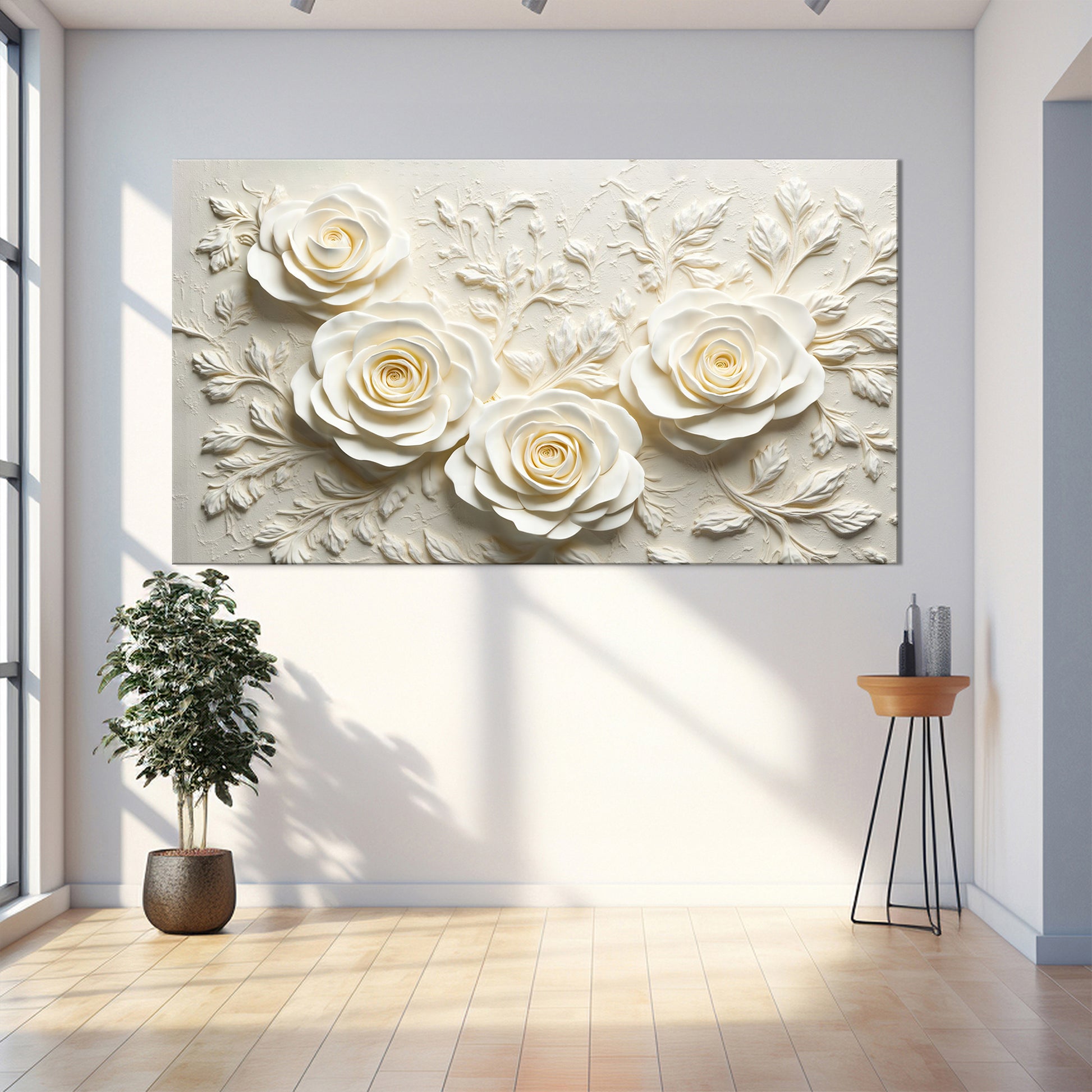 Floral Abstract Wall Art IV