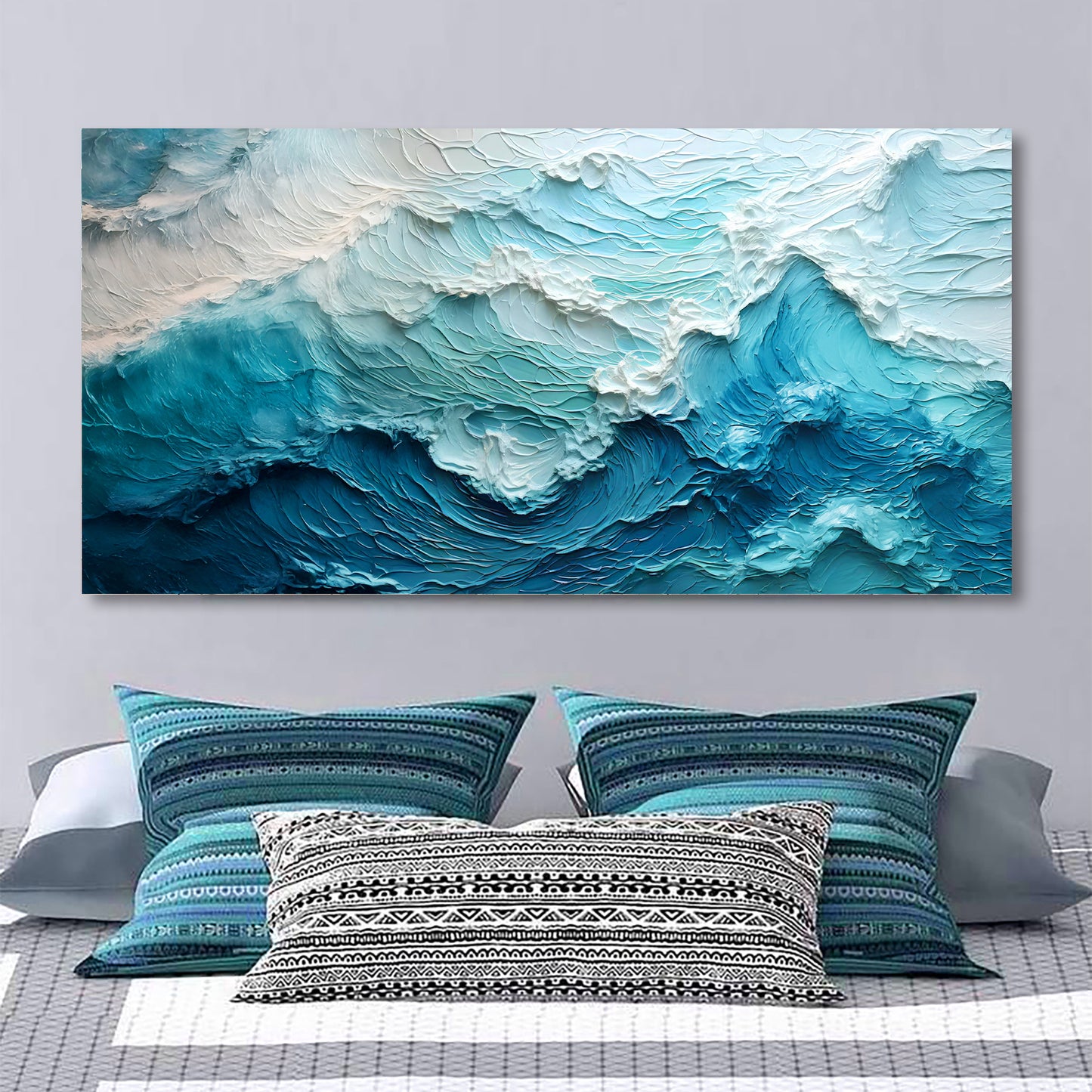 Blue Ocean Coastal Wall Art II