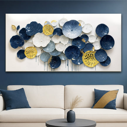 Lotus Leaf Abstract Wall Art VII