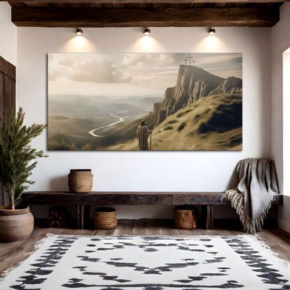 Walking to Golgotha Faith Wall Art