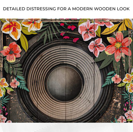 Music Equipment Speakers Rustic Canvas Wall Art Zoom - Image by Tailored Canvases