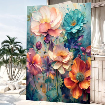 Spring Bouquet Impasto Wall Art