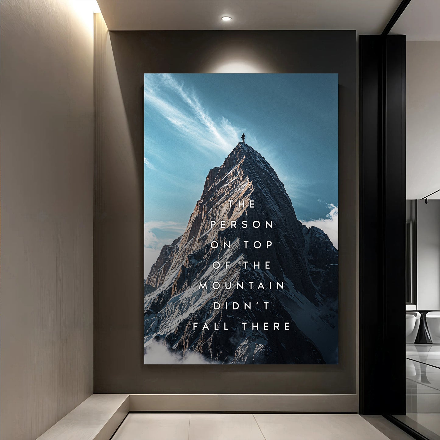 The Person On Top Wall Sign