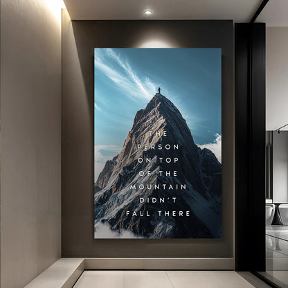 The Person On Top Wall Sign