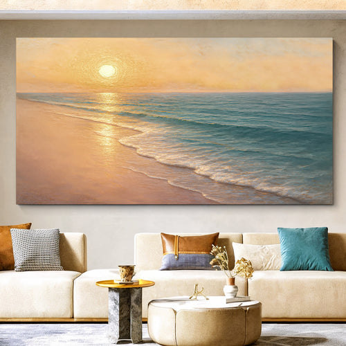 Beach Shoreline Coastal Wall Art IV