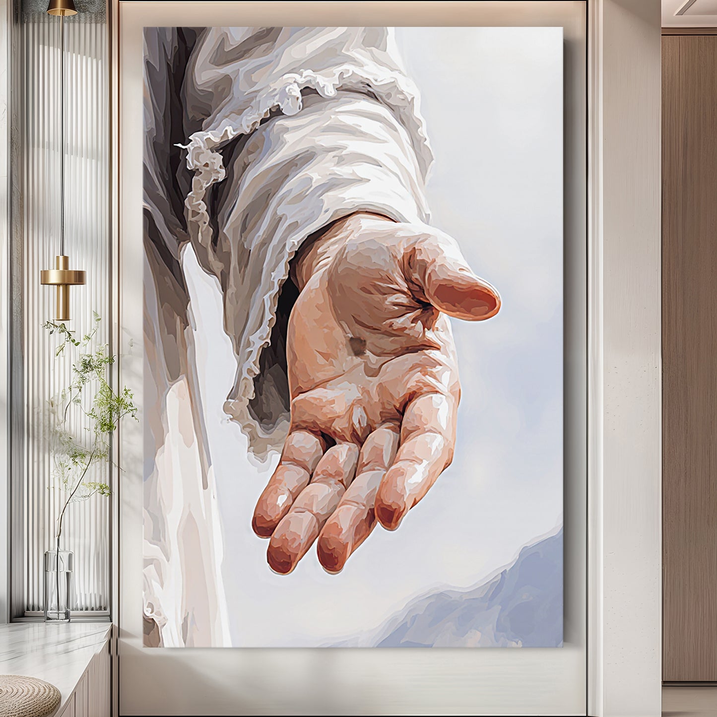 The Hand Of Jesus Wall Art II
