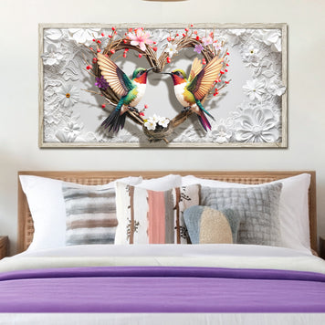 3D Hummingbirds Wall Art IV