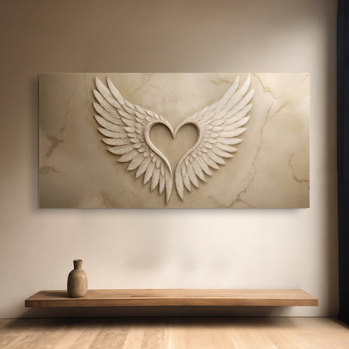 Wings Of Love Abstract Wall Art